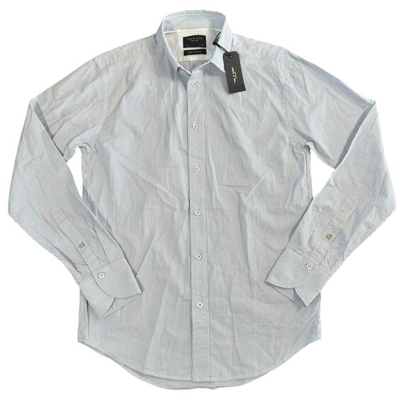 Rag & Bone Men's Fit 1 Charles Shirt Striped Size 14.5 - Picture 1 of 8